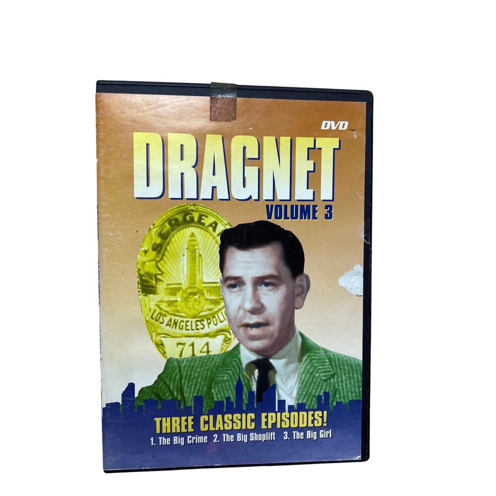 Dragnet (1951/Digiview Entertainment) Volume 3 DVD 3 Classic Episodes Jack Webb